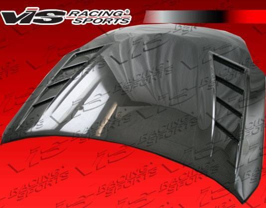 Nissan 350Z VIS Racing Terminator GT Heat Extractor Carbon Fiber Hood - 07NS3502DTMGT-010C