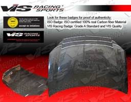 Toyota Camry VIS Racing OEM Black Carbon Fiber Hood - 07TYCAM4DOE-010C
