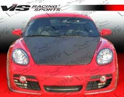 Porsche Cayman VIS Racing OEM Black Carbon Fiber Hood - 06PSCAM2DOE-010C