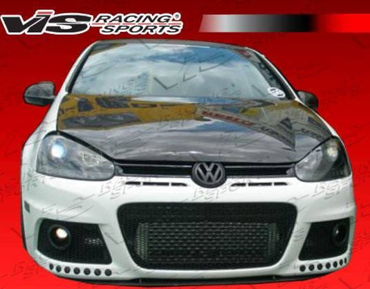 Volkswagen Golf VIS Racing Boser Black Carbon Fiber Hood - 06VWGOF2DBOS-010C