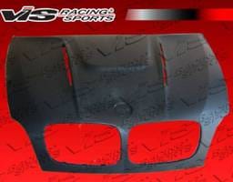 BMW X5 VIS Racing EVO GT Black Carbon Fiber Hood - 07BME704DEGT-010C