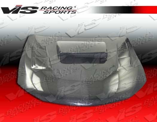Subaru WRX VIS Racing Tracer Style Carbon Fiber Hood - 08SBWRX4DTRA-010C