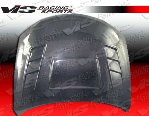 Subaru WRX VIS Racing Tracer Style Carbon Fiber Hood - 08SBWRX4DTRA-010C thumbnail 2
