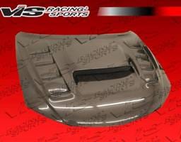 Subaru WRX VIS Racing VRS Style Carbon Fiber Hood - 08SBWRX4DVRS-010C