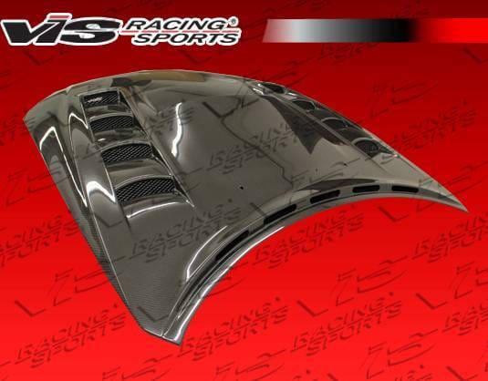 Subaru WRX VIS Racing VRS Style Carbon Fiber Hood - 08SBWRX4DVRS-010C thumbnail 2