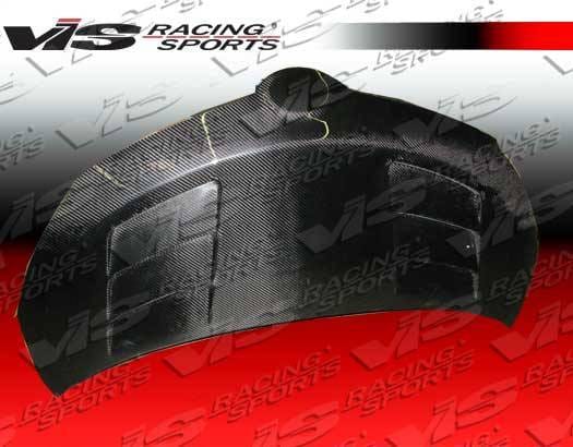 Scion xD VIS Racing Terminator Black Carbon Fiber Hood - 08SNXD4DTM-010C