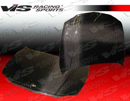 BMW 1 Series VIS Racing OEM Black Carbon Fiber Hood - 08BME822DOE-010C