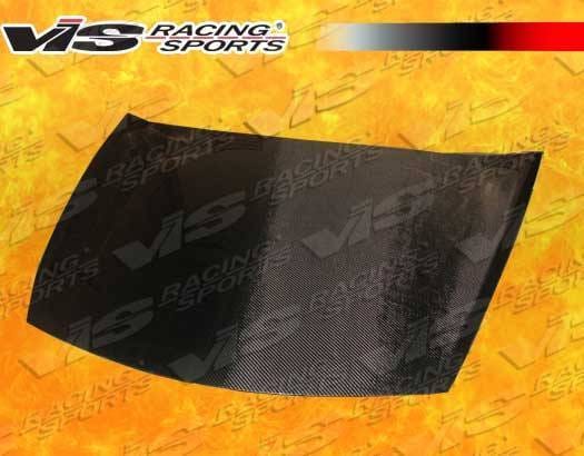 Honda Accord 2DR VIS Racing OEM Black Carbon Fiber Hood - 08HDACC2DOE-010C