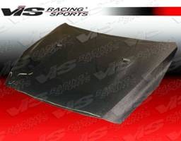 Nissan Skyline VIS Racing OEM Black Carbon Fiber Hood - 09NSR352DOE-010C