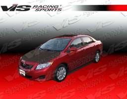 Toyota Corolla VIS Racing OEM Black Carbon Fiber Hood - 09TYCOR4DOE-010C