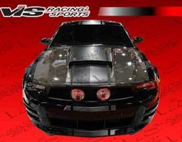 Ford Mustang VIS Racing Stalker Black Carbon Fiber Hood - 10FDMUS2DSTK-010C