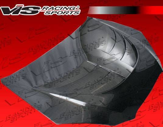 Hyundai Genesis VIS Racing Pro Line Black Carbon Fiber Hood - 10HYGEN2DPL-010C