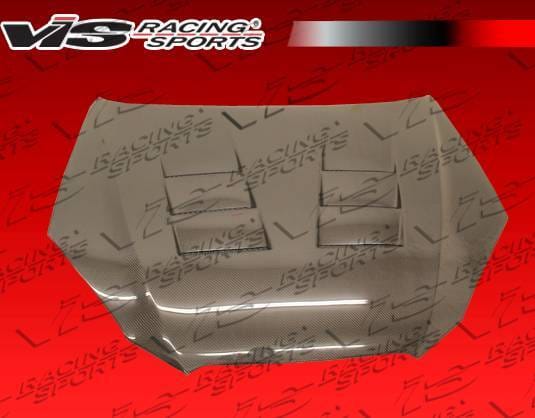 Hyundai Genesis VIS Racing Terminator Black Carbon Fiber Hood - 10HYGEN2DTM-010C