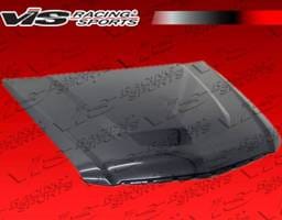 Cadillac CTS VIS Racing OEM Black Carbon Fiber Hood - 11CACTSV2DOE-010D