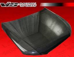 Audi A4 VIS Racing OEM Black Carbon Fiber Hood - 09AUA44DOE-010C