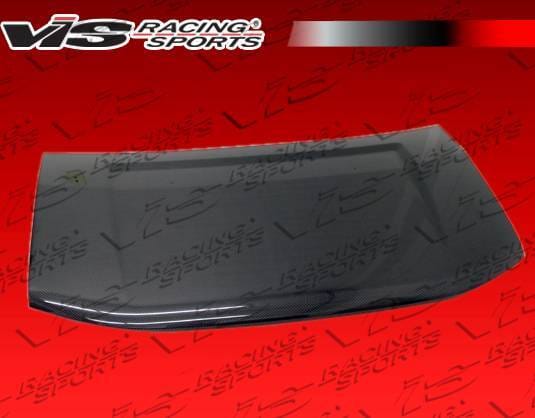 Honda Element VIS Racing OEM Black Carbon Fiber Hood - 09HDELE4DOE-010C