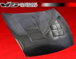Nissan 370Z VIS Racing Terminator Black Carbon Fiber Hood - 09NS3702DTM-010C