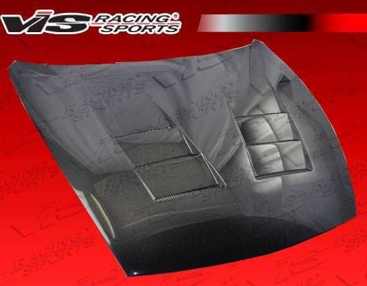 Nissan 370Z VIS Racing Terminator Black Carbon Fiber Hood - 09NS3702DTM-010C
