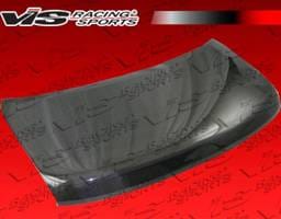 Nissan Cube VIS Racing OEM Black Carbon Fiber Hood - 09NSCUB4DOE-010C