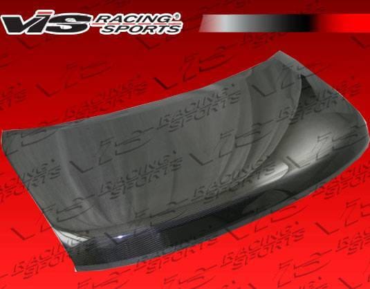 Nissan Cube VIS Racing OEM Black Carbon Fiber Hood - 09NSCUB4DOE-010C
