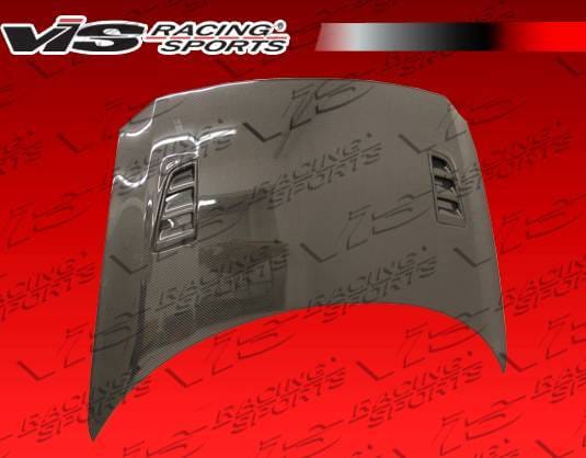 Honda CR-Z VIS Racing RR Black Carbon Fiber Hood - 11HDCRZHBRR-010C