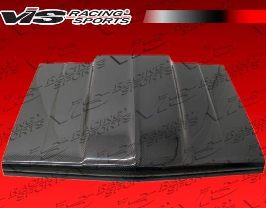 Chevrolet S10 VIS Racing OEM Black Carbon Fiber Hood - 82CHS102DCI-010C