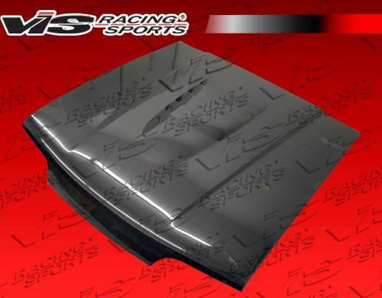 Ford Mustang VIS Racing Cobra R-2000 Black Carbon Fiber Hood - 87FDMUS2DCR-010C