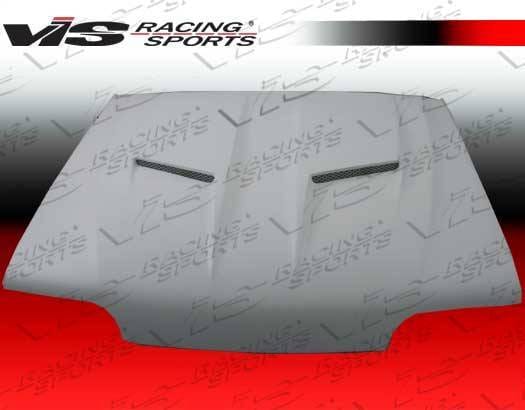 Ford Mustang VIS Racing Stalker 2 Fiberglass Hood - 87FDMUS2DSTK2-010 thumbnail 2