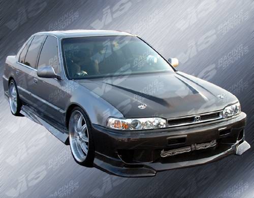 Honda Civic 4DR VIS Racing Invader Black Carbon Fiber Hood - 88HDCVC4DVS-010C