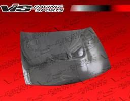 Nissan 300Z VIS Racing Drift-2 Black Carbon Fiber Hood - 90NS3002DDFT2-010C