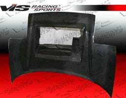 Acura NSX VIS Racing Super GT Black Carbon Fiber Hood - 91ACNSX2DSGT-010C