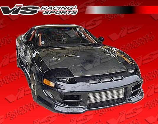 Mitsubishi 3000GT VIS Racing OEM Black Carbon Fiber Hood - 91MT3K2DOE-010C