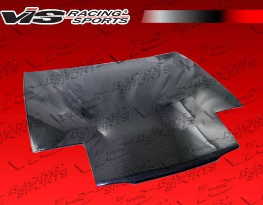 Mitsubishi Eclipse VIS Racing OEM Black Carbon Fiber Hood - 90MTECL2DOE-010C