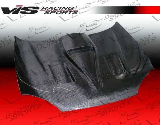 Mazda MX3 VIS Racing G Force Black Carbon Fiber Hood - 90MZMX32DGF-010C