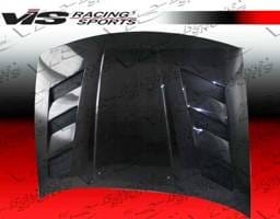 Nissan 300Z VIS Racing AMS Black Carbon Fiber Hood - 90NS3002DAMS-010C
