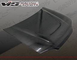 Honda Civic 2DR & Hatchback VIS Racing JS Carbon Fiber Hood - 92HDCVC2DJS-010C