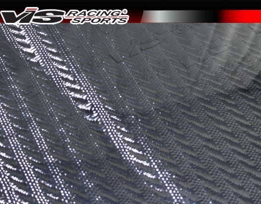 Honda Civic 2DR & Hatchback VIS Racing OEM Style Carbon Fiber Hood with Fuzion V2 Pattern - 92HDCVC2DOE-010V2C thumbnail 2