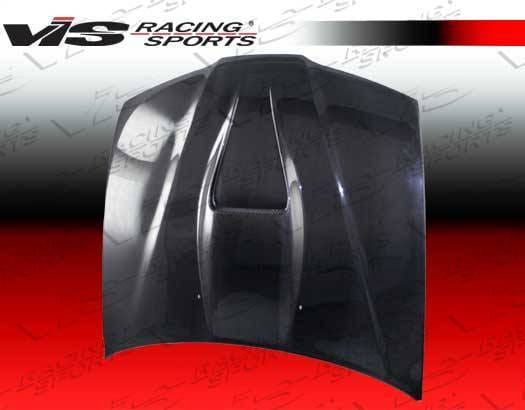 Honda Prelude VIS Racing G Force Black Carbon Fiber Hood - 92HDPRE2DGF-010C
