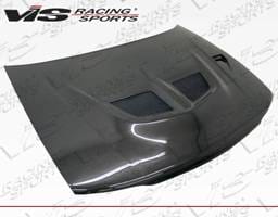 Mitsubishi Mirage 4DR VIS Racing Evo 5Carbon Fiber Hood - 93MTMIR4DEV5-010C