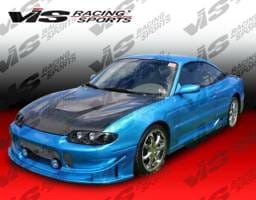 Mazda MX6 VIS Racing Invader Black Carbon Fiber Hood - 93MZMX62DVS-010C