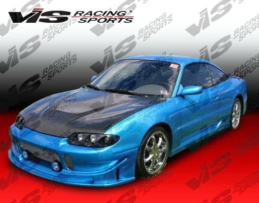 Mazda MX6 VIS Racing Invader Black Carbon Fiber Hood - 93MZMX62DVS-010C