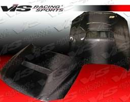 Lexus SC VIS Racing V Line Black Carbon Fiber Hood - 92LXSC32DVL-010C