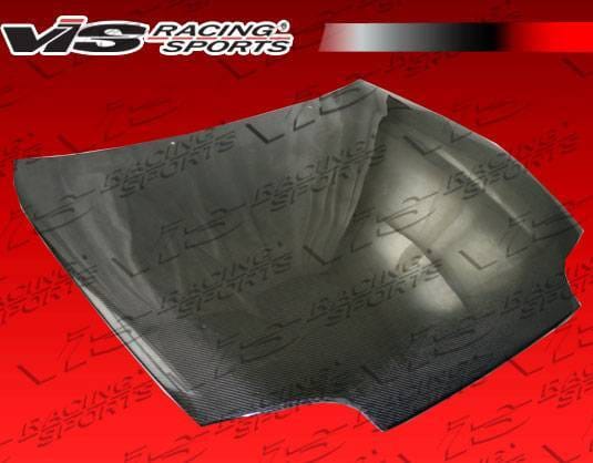 Toyota Supra VIS Racing OEM Black Carbon Fiber Hood - 93TYSUP2DOE-010C