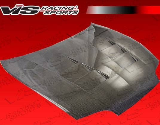 Toyota Supra VIS Racing Terminator Black Carbon Fiber Hood - 93TYSUP2DTM-010C