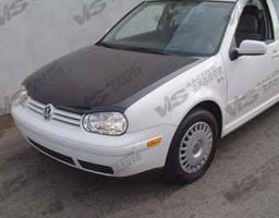 Volkswagen Jetta VIS Racing OEM Black Carbon Fiber Hood - 93VWJET4DOE-010C