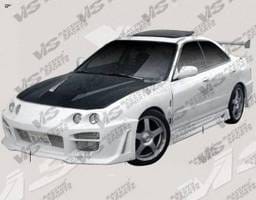 Acura Integra VIS Racing Invader Black Carbon Fiber Hood - 94ACINT2DVS-010C