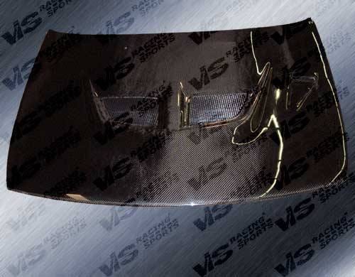 Nissan Altima VIS Racing EVO Black Carbon Fiber Hood - 93NSALT4DEV-010C