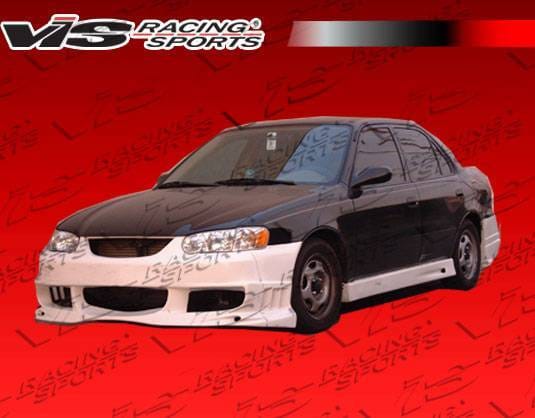 Toyota Corolla VIS Racing OEM Black Carbon Fiber Hood - 93TYCOR4DOE-010C