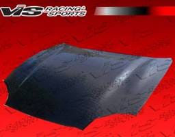Mitsubishi 3000GT VIS Racing OEM Black Carbon Fiber Hood - 94MT3K2DOE-010C