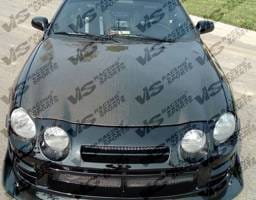 Toyota Celica VIS Racing OEM Black Carbon Fiber Hood - 94TYCEL2DOE-010C